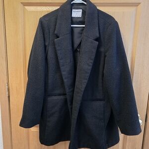Old Navy Women's Black Knit Blazer